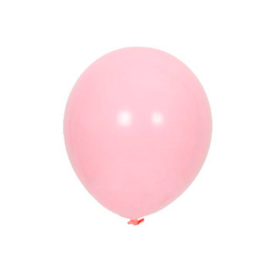 Helium 12 Inch Macaron Latex Balloon (Rose Red)