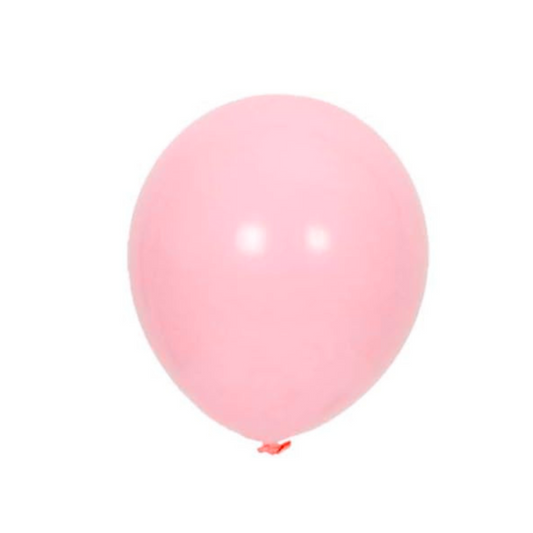 Helium 12 Inch Macaron Latex Balloon (Rose Red)