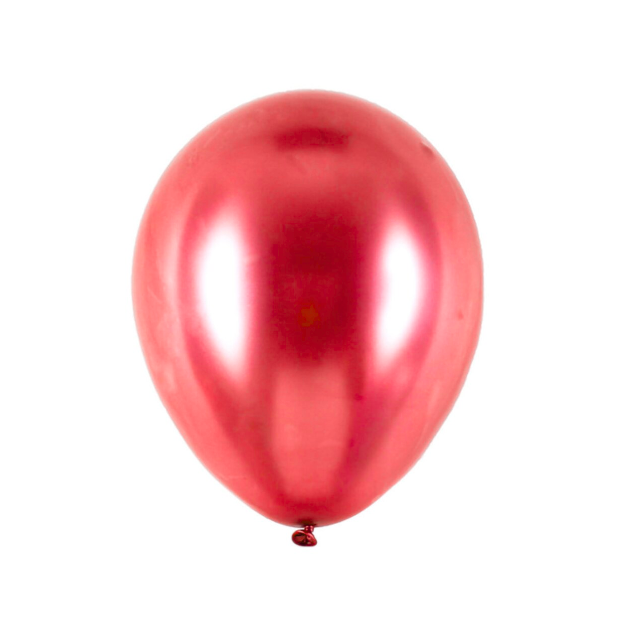 5 Inch Chrome Balloons (Red)