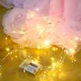 Load image into Gallery viewer, White Tulle Table Skirt with Lights
