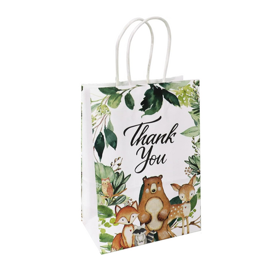 Woodland Baby Shower Party Gift Bag Set
