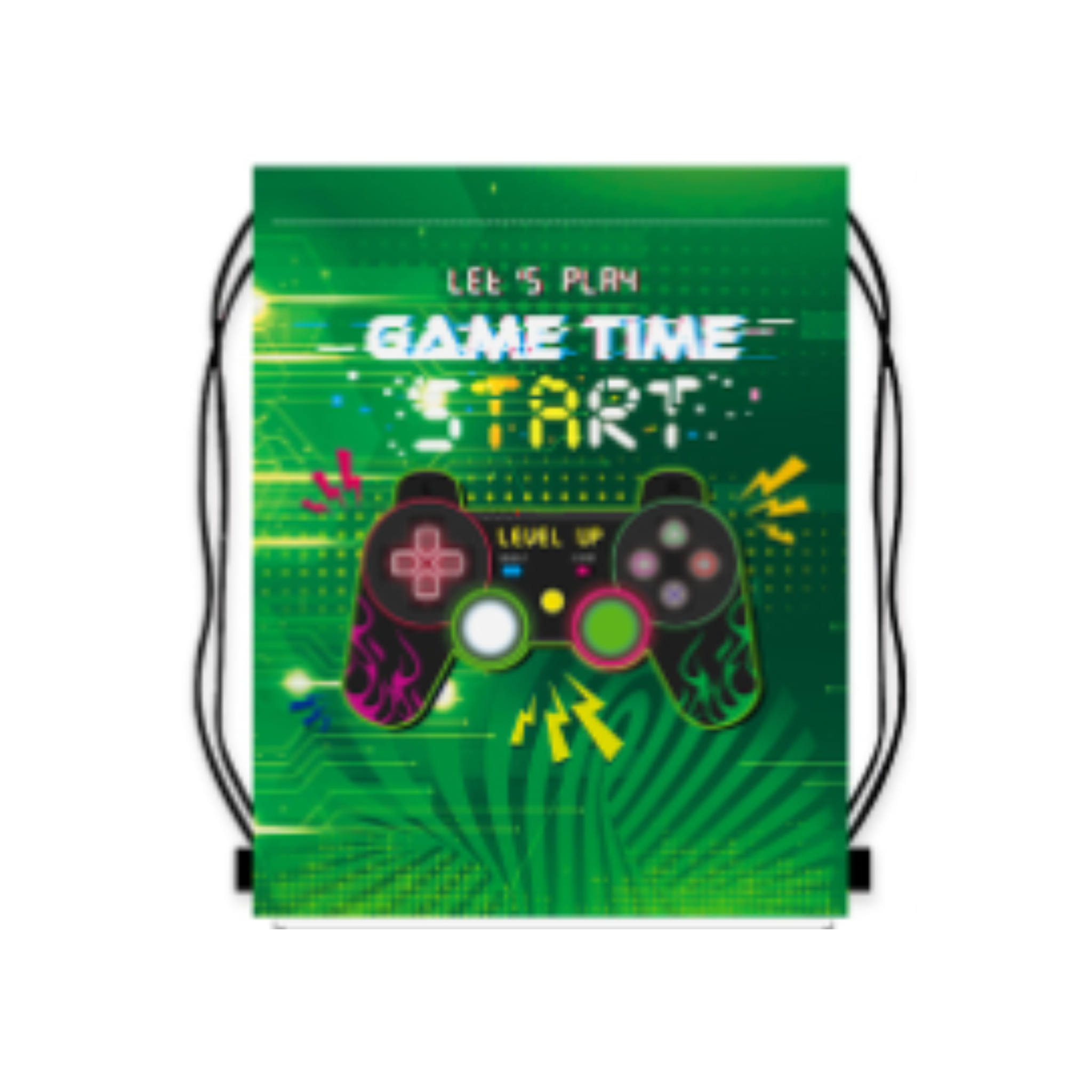 Game Time Drawstring Gift Bag – Ribbontique