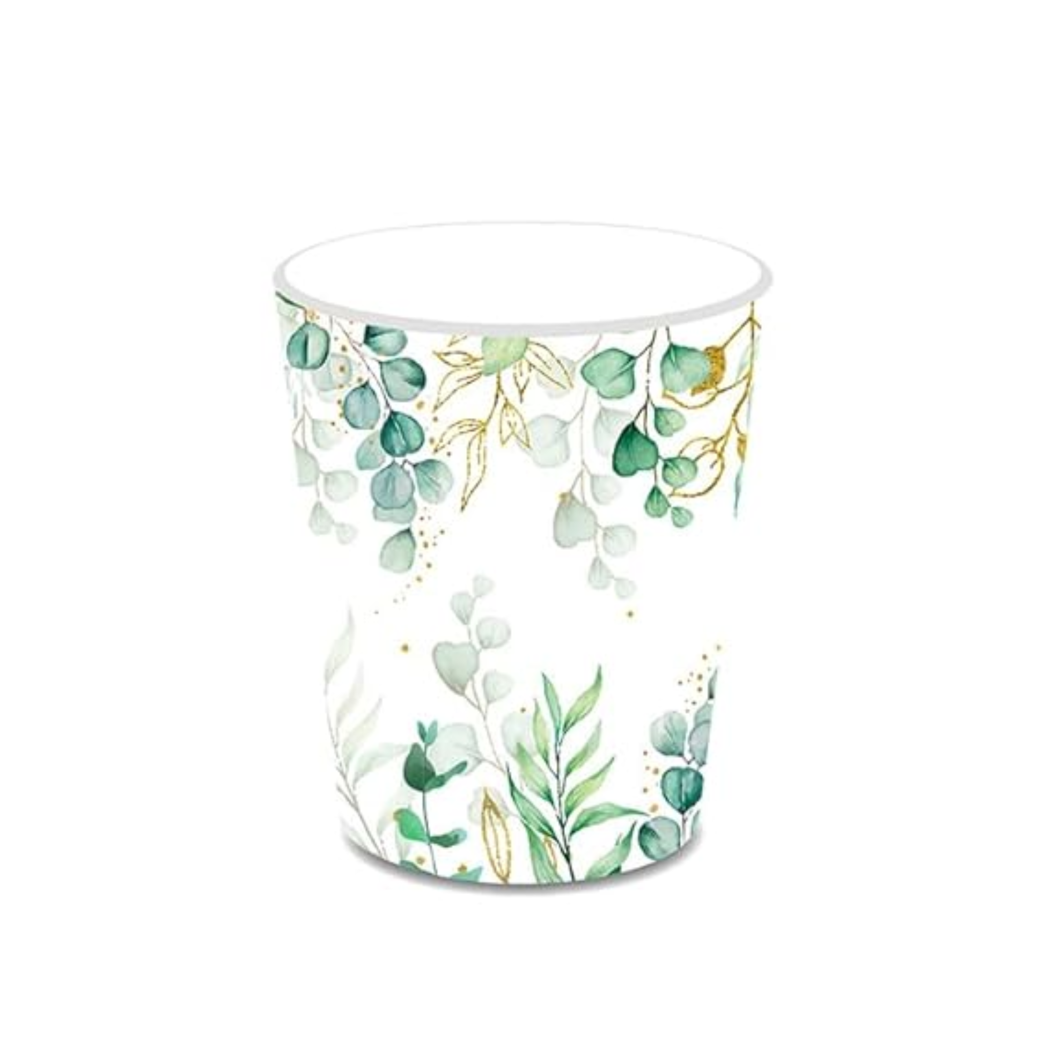 Eucalyptus Leaf Paper Cups Set