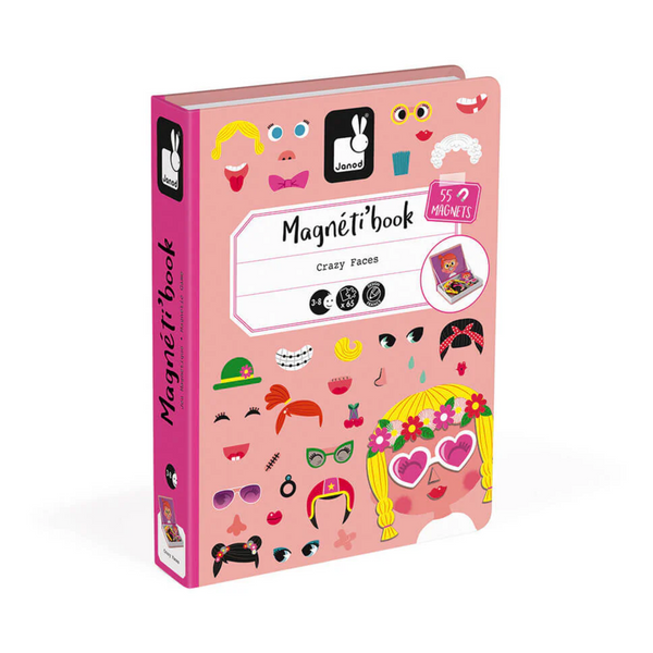 Magnetic Girl Crazy Face Dress Up Game