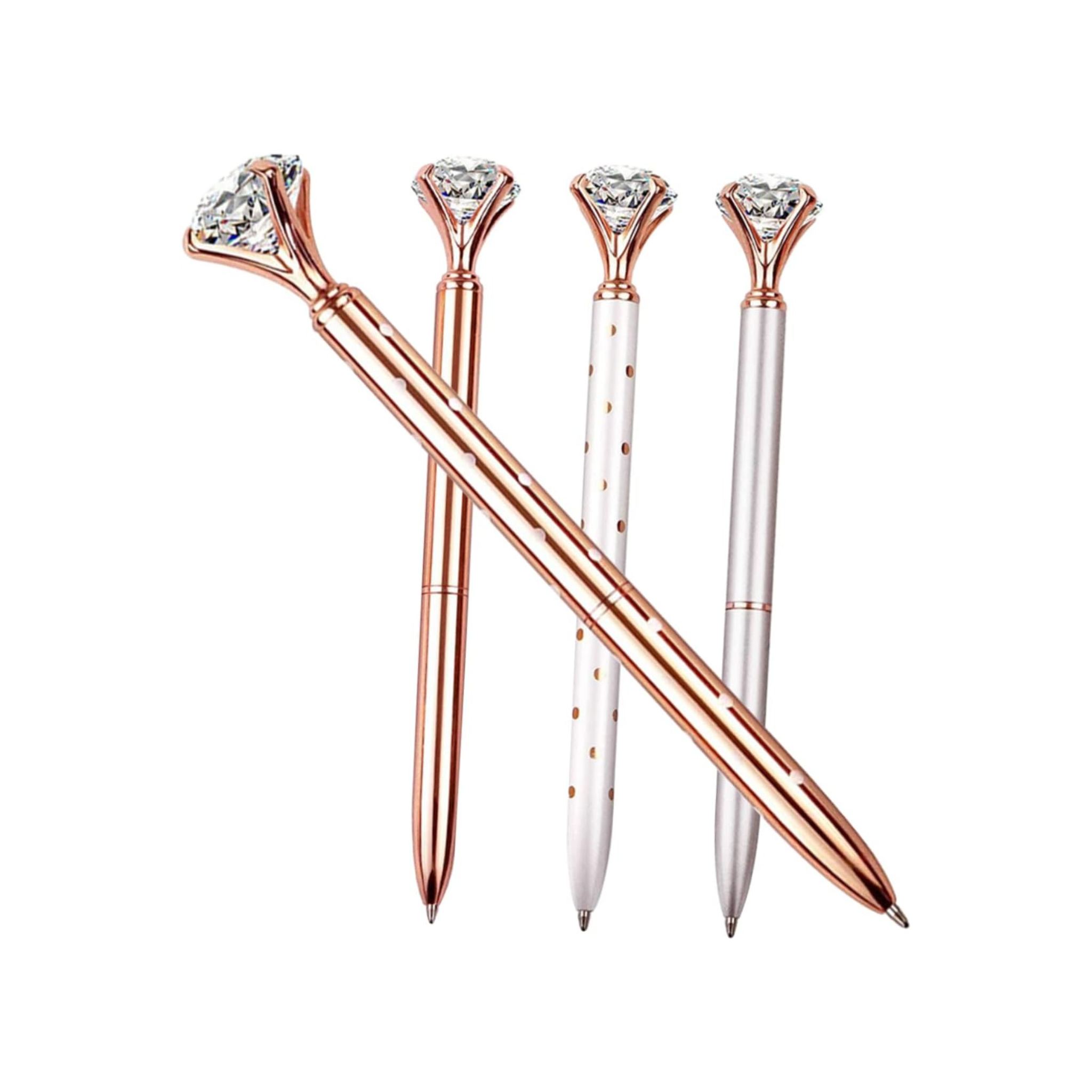 Metallic Diamond Ballpoint Pens Set