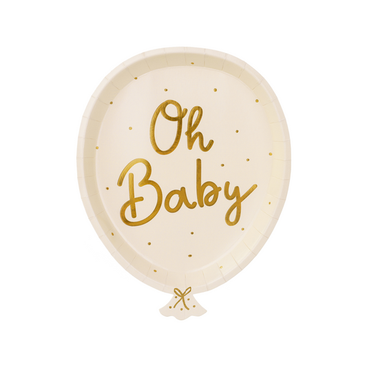 Oh' Baby Paper Plates Set