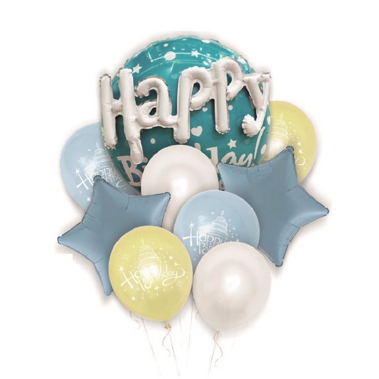 Birthday Party Balloons Bouquet Set