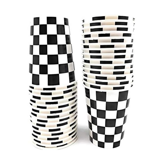 Racing Car Theme Party Paper Cups Set