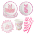 Load image into Gallery viewer, Pink Ballerina Theme Tableware Set
