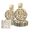 Load image into Gallery viewer, Animal Gold Leopard Theme Party Tableware Set
