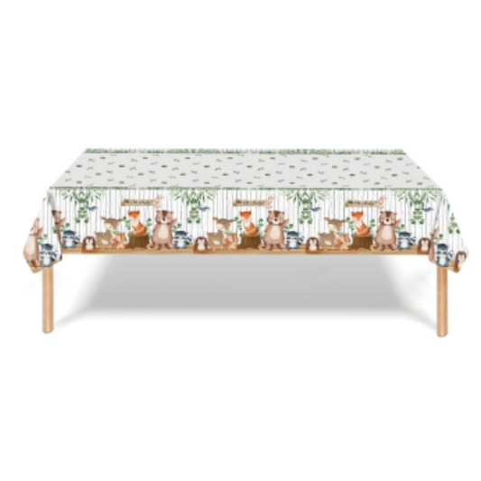 Woodland Theme Party Table Cover Set