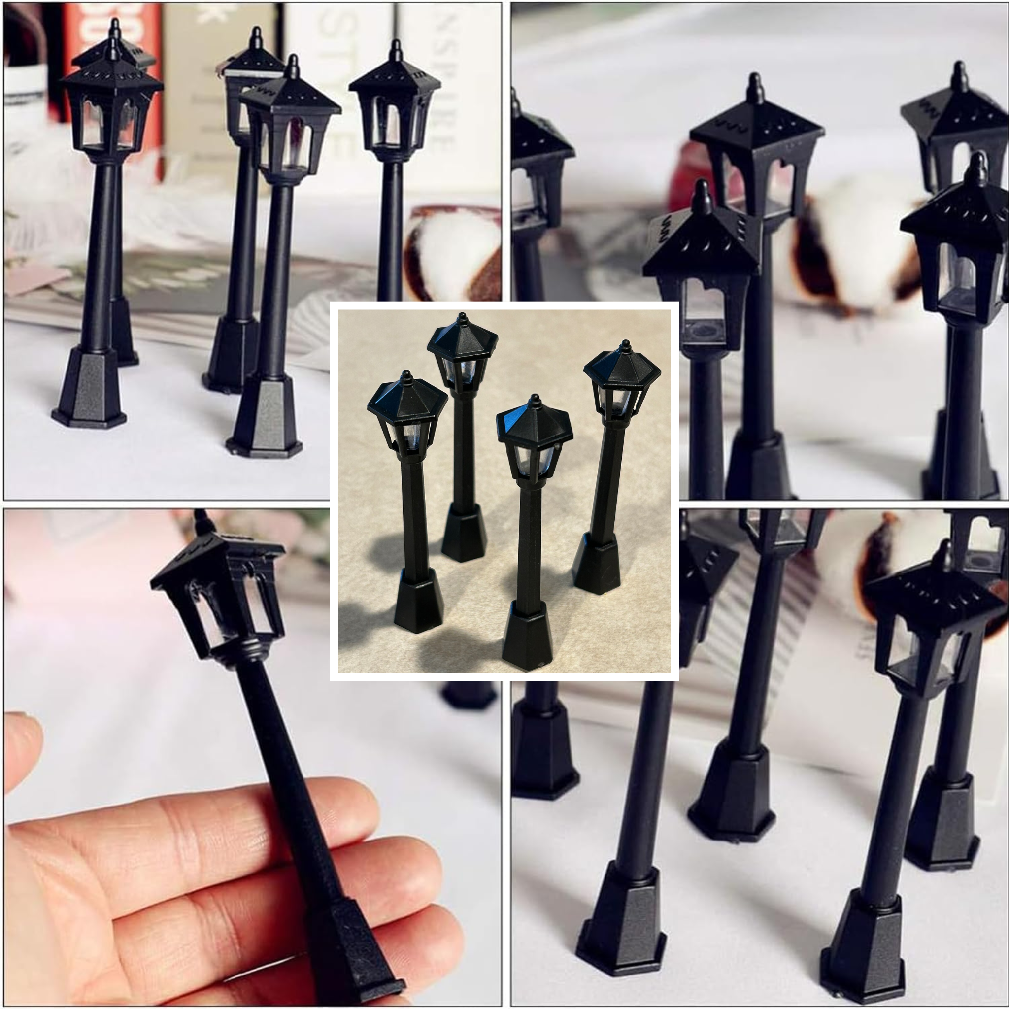 Mini Lamp Post Party Decorations Set