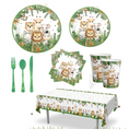 Load image into Gallery viewer, Safari Theme Party Tableware Set
