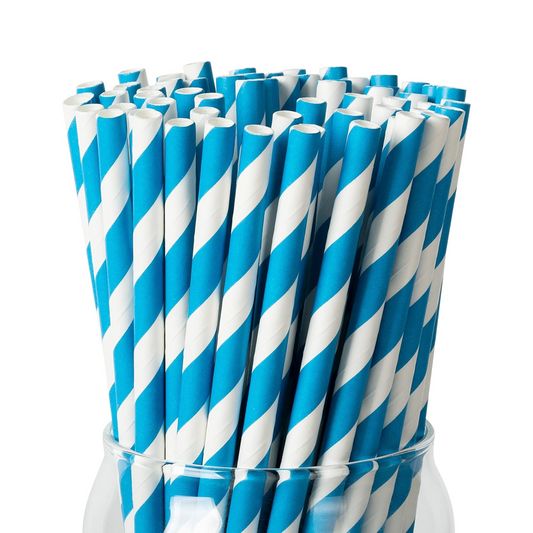 Candy Land-Themed Paper Straws Set