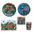 Load image into Gallery viewer, Jurassic-Themed Party Tableware Set
