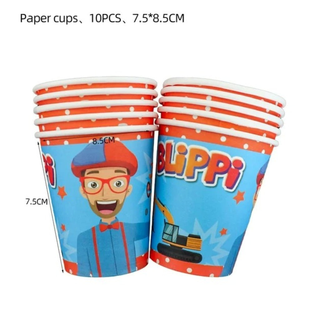 Blippi Cup Set - 20 pcs