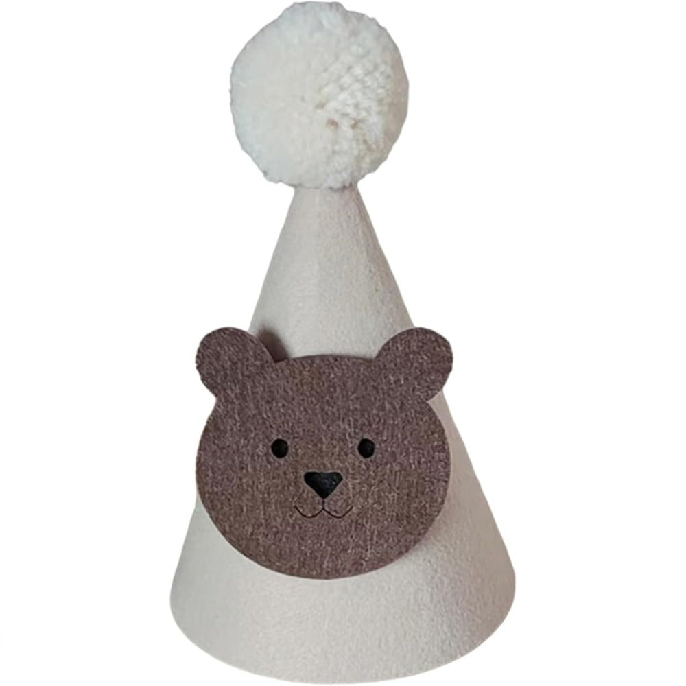 Party Bear Cone Hats 15*9cm DIY