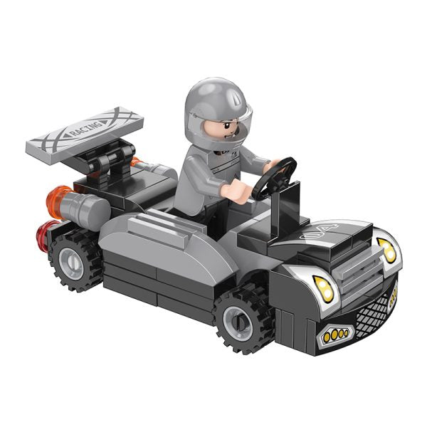Pull Back Building Car Race