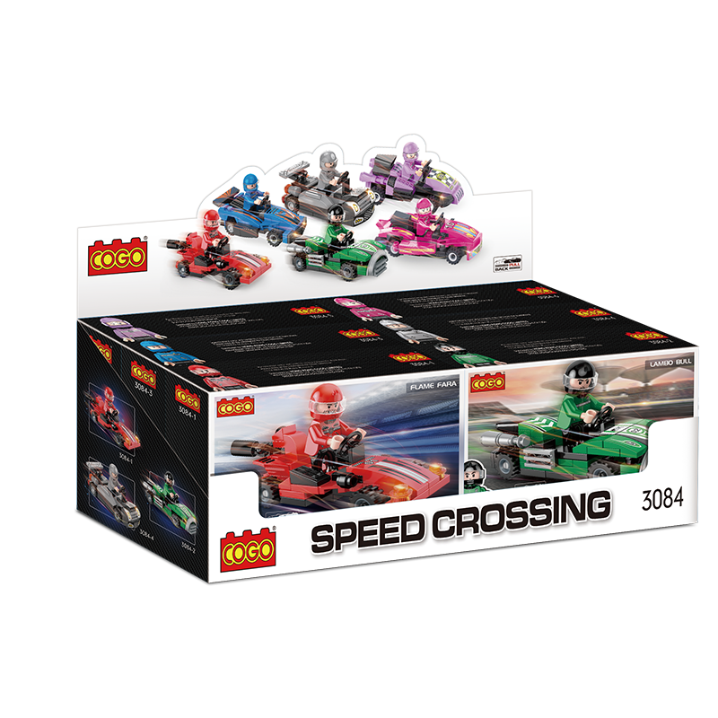 Pull Back Building Car Race