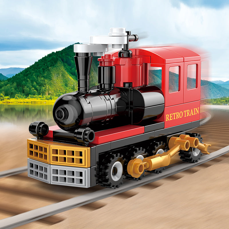 City Pull Back Car Building Block