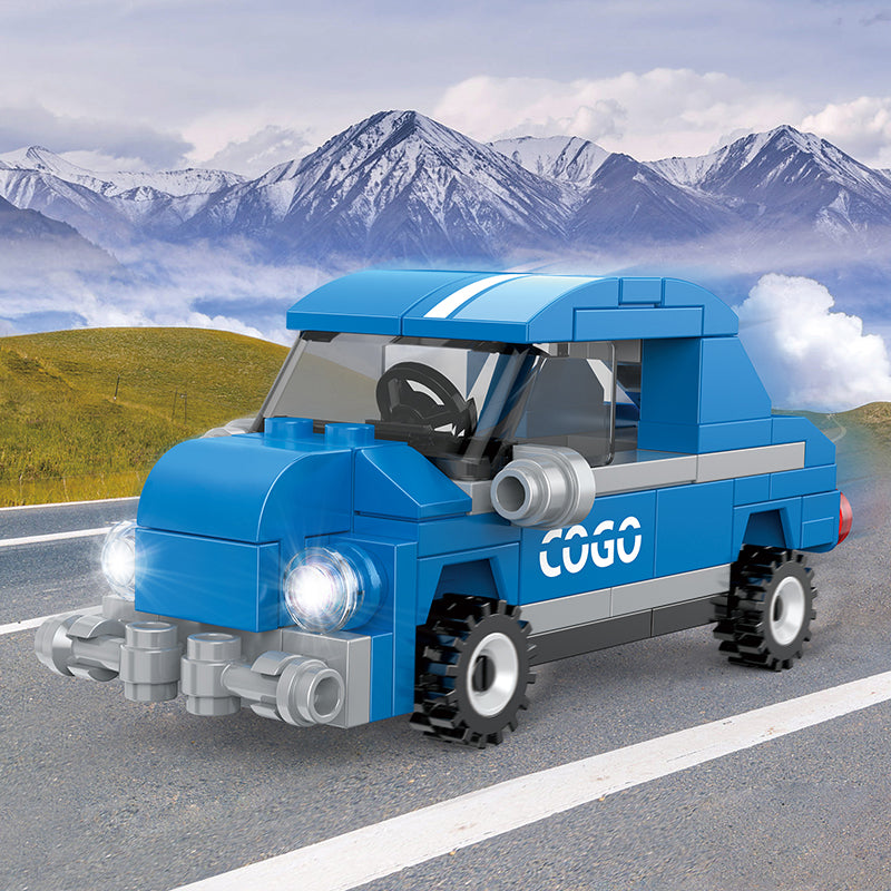 City Pull Back Car Building Block