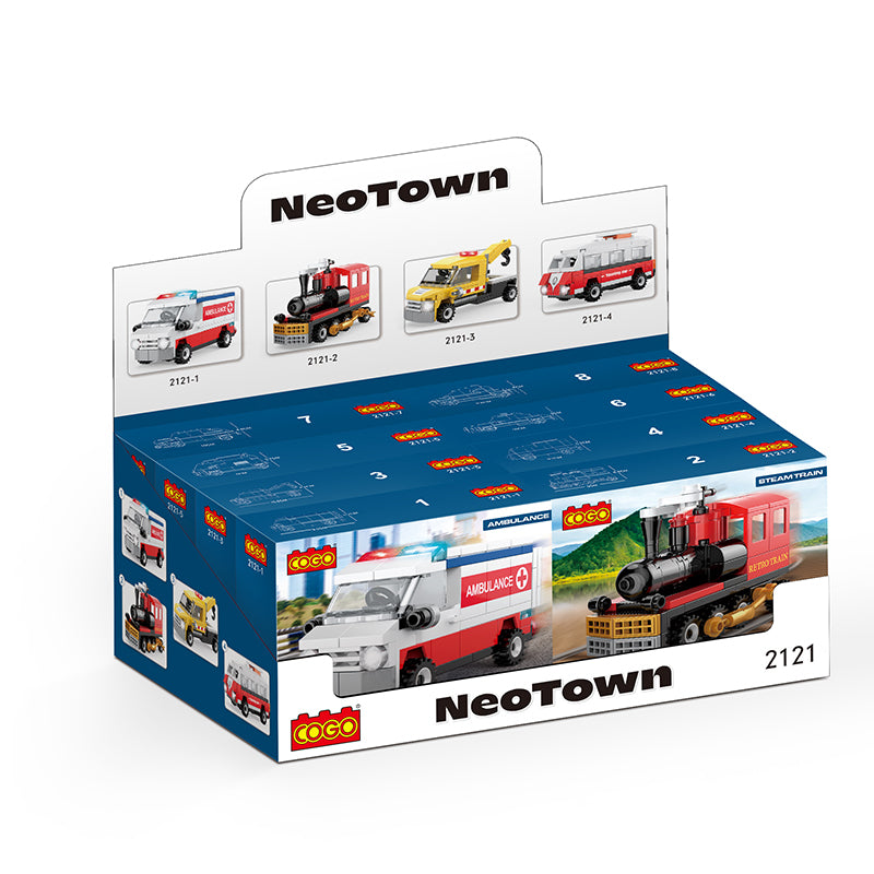 City Pull Back Car Building Block