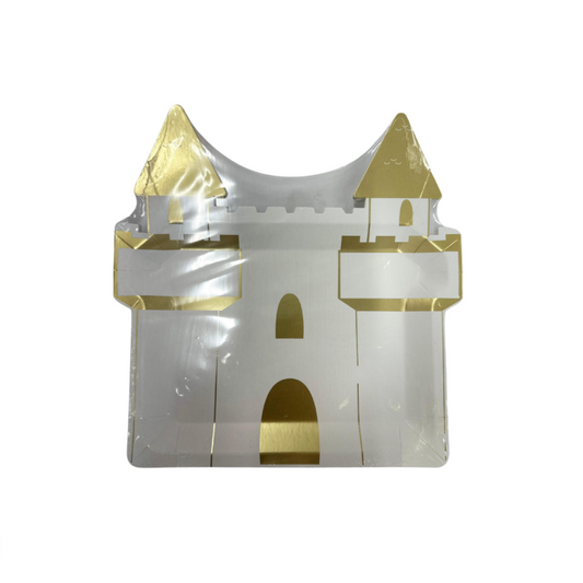 Castle Shaped Plates 8pcs