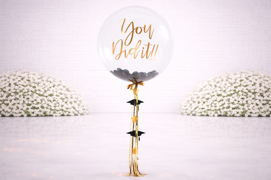 Graduation “You Did It!” Helium Bobo Balloon
