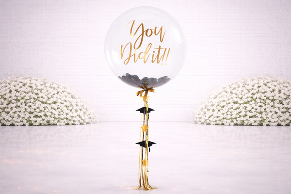 Graduation “You Did It!” Helium Bobo Balloon