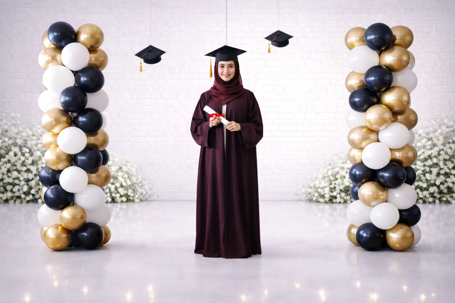 Graduation 2 Long Pillars (2m Each)