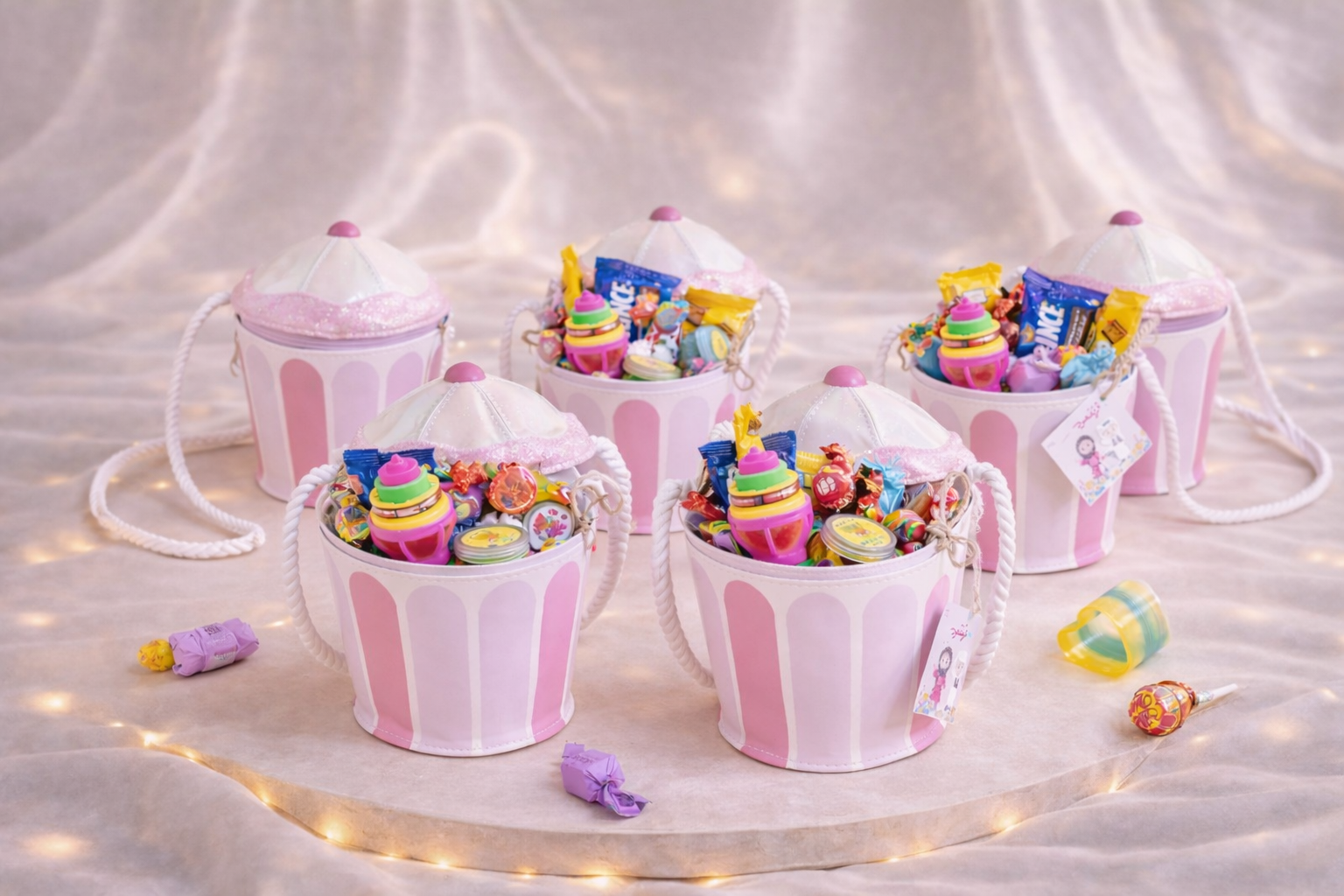 Garangao Mini Cross body Bag Filled with candy and toys -1 pc