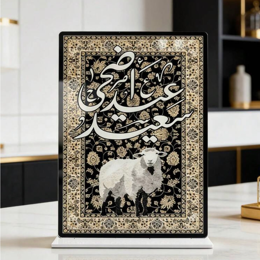 Eid Al Adha Decorative Acrylic stand - Black
