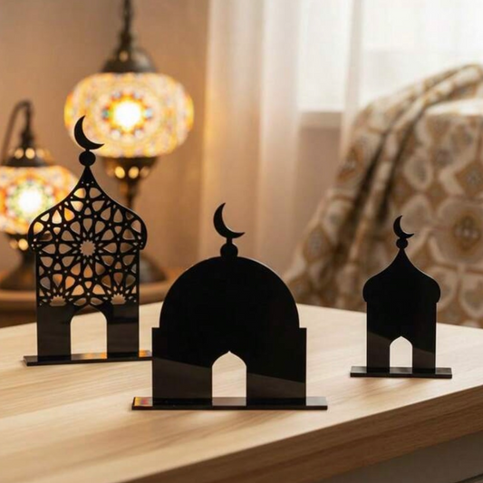 Eid Acrylic Decorative Home Stand - 3 Stand