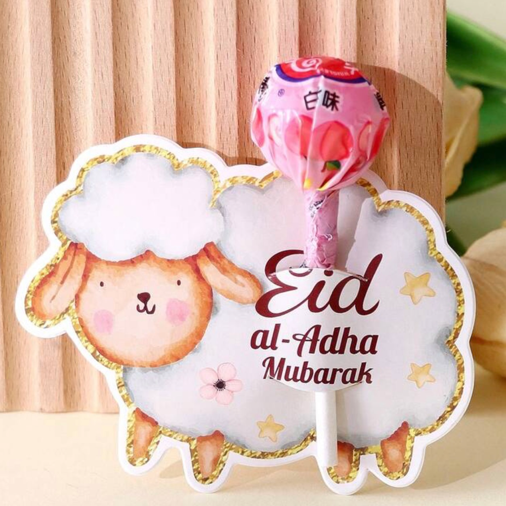 Eid Al Adha Card with Lolipop - C