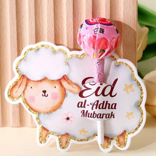 Eid Al Adha Card with Lolipop - C