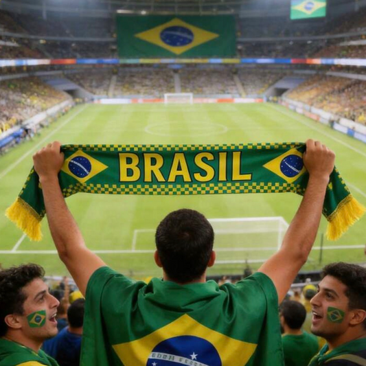 World Cup Flag Support - Brazil Scarf