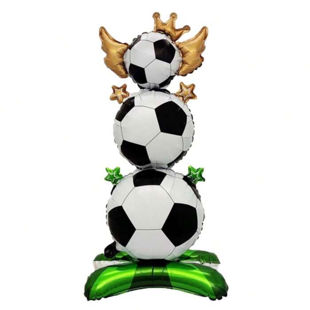 Football Standwing Shaped Balloon Stand - 1 Pc