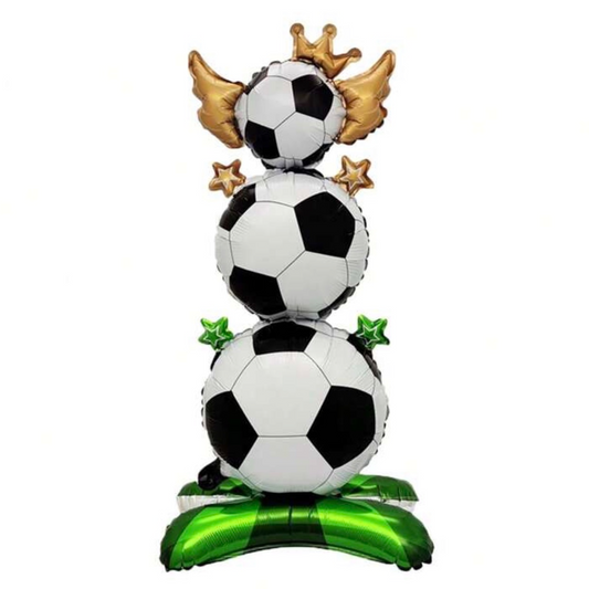 Football Standwing Shaped Balloon Stand - 1 Pc