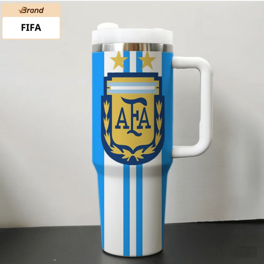 FIFA World Cup 2026 Argentina Football Insulated Tumbler