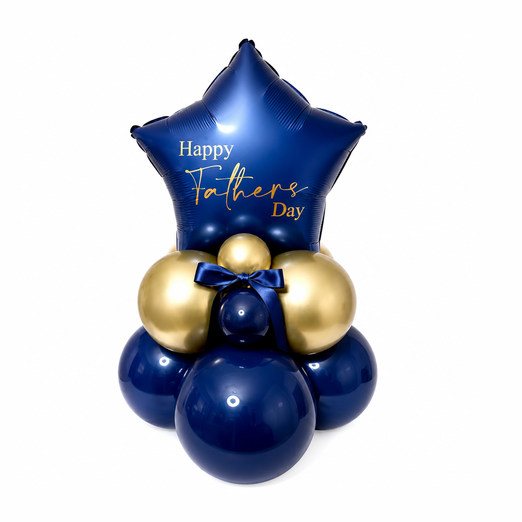 Happy Father's Day Star Balloon Arrangement