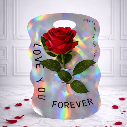Love Card with Artifical Flower