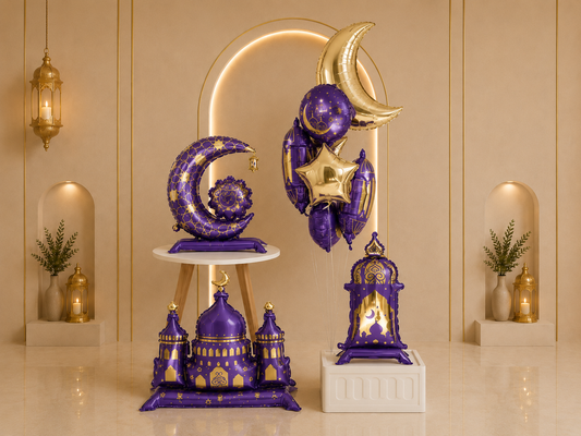 Eid Noor Al Hilal Collection Balloon Collection - Purple