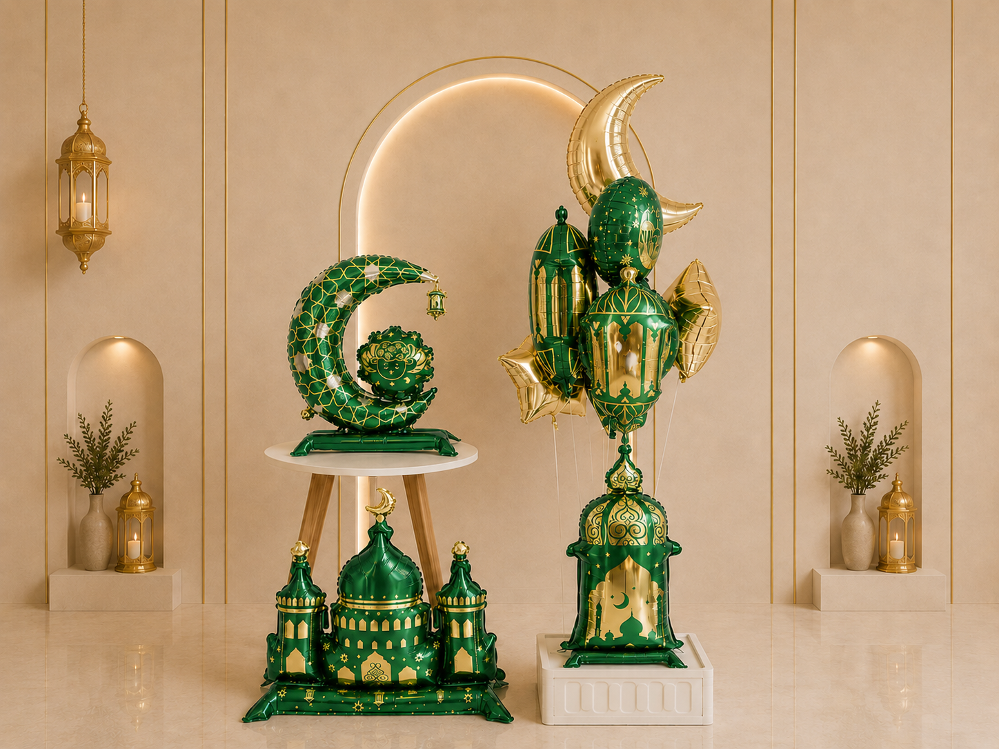 Eid Noor Al Hilal Collection Balloon Collection - Green
