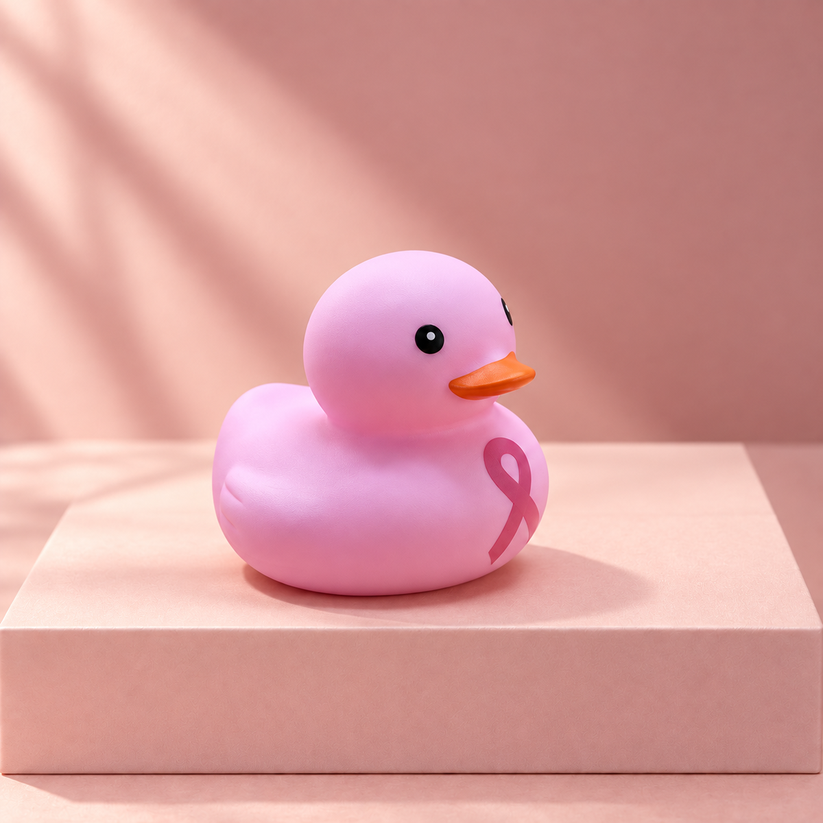 Pink October Breast Cancer Awareness Rubber Duck