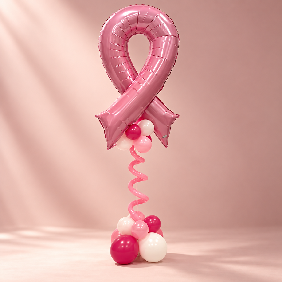 Pink October Ribbon Balloon (Set C)