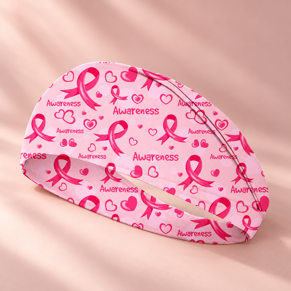 Pink October Ribbon Bandana
