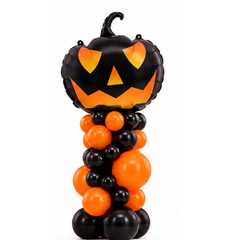 Spooky Pillar Scary Pumpkin