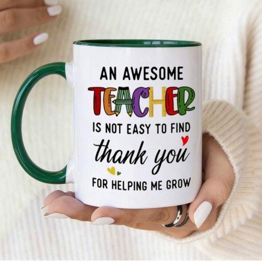 An Awsome Teacher Mug - Green