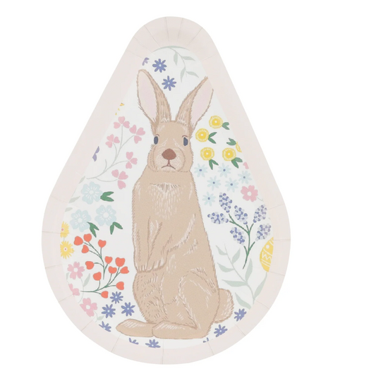 Easter Themed Plate Set 8 pcs