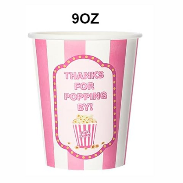 Movie Night Cup Tableware Set (Pink)